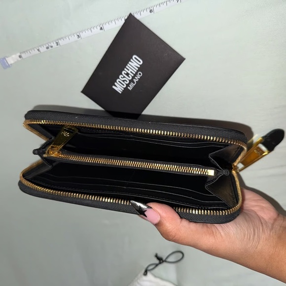 Moschino Black and Gold Clutch - Picture 3 of 3